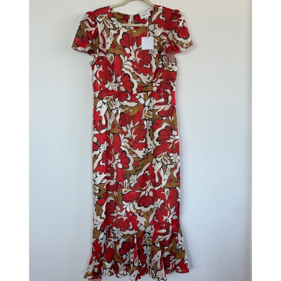 Lavendar Brown Josephine dress NWT - Picture 1 of 5